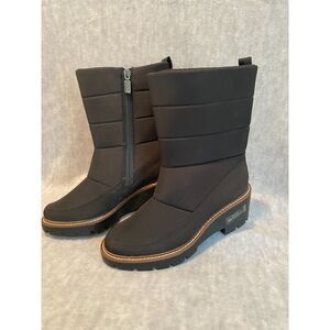 BLONDO Dellia Womens Boots Sz 7 Black‎ Winter Waterproof Quilted NEW
